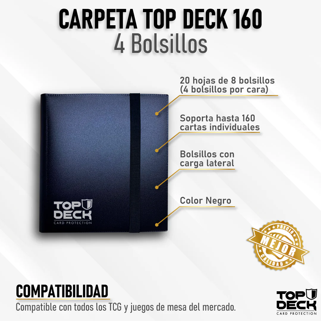 CARPETA 4 BOLSILLOS TOPDECK