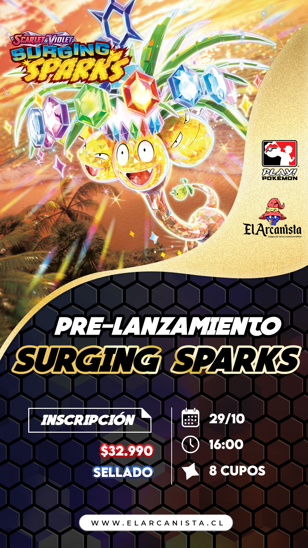 [PRE-LANZAMIENTO] SURGING SPARKS - MARTES 29/10 16:00HRS