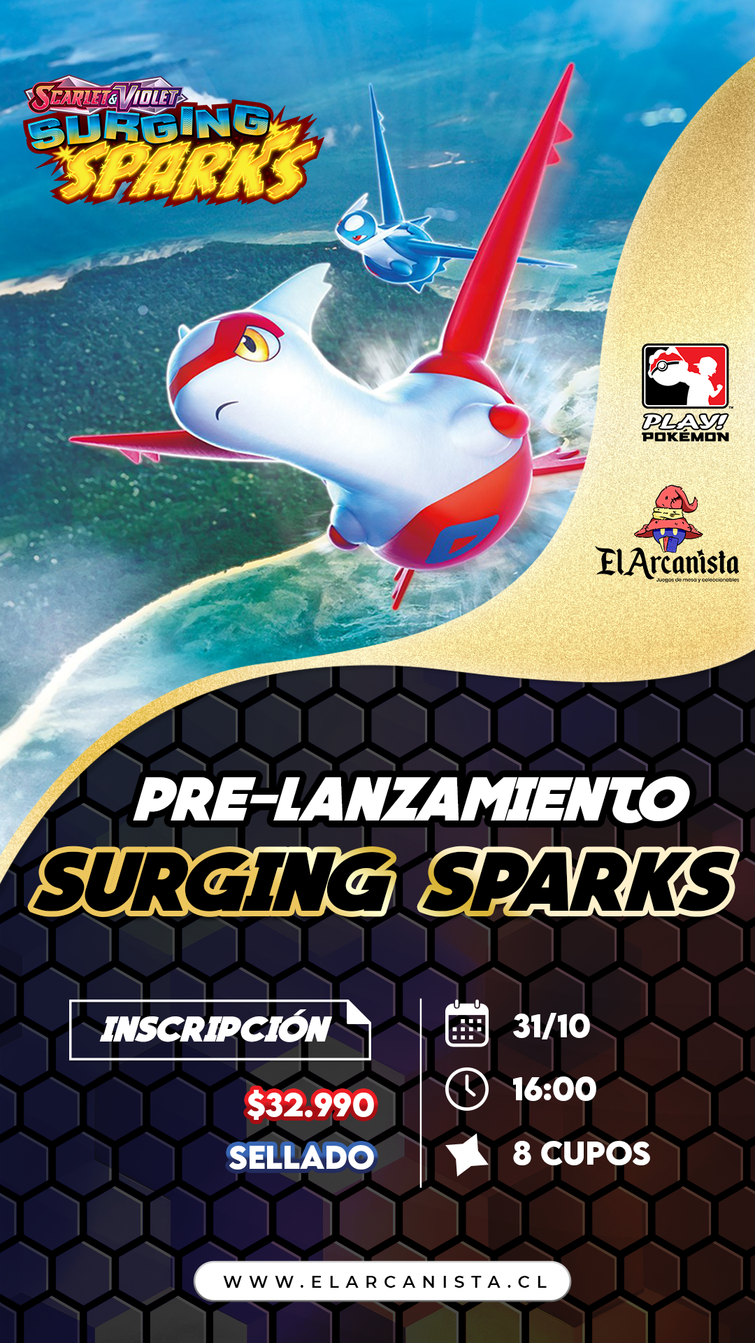 [PRE-LANZAMIENTO] SURGING SPARKS - JUEVES 31/10 16:00HRS