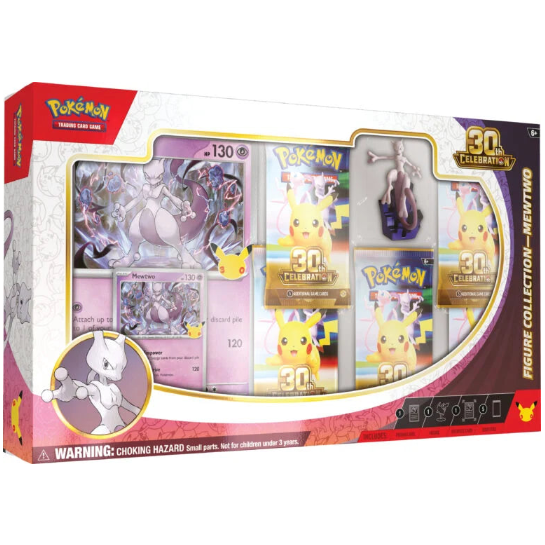 Pokémon TCG 30th Celebration - Figure Collection (Mewtwo) - Inglés