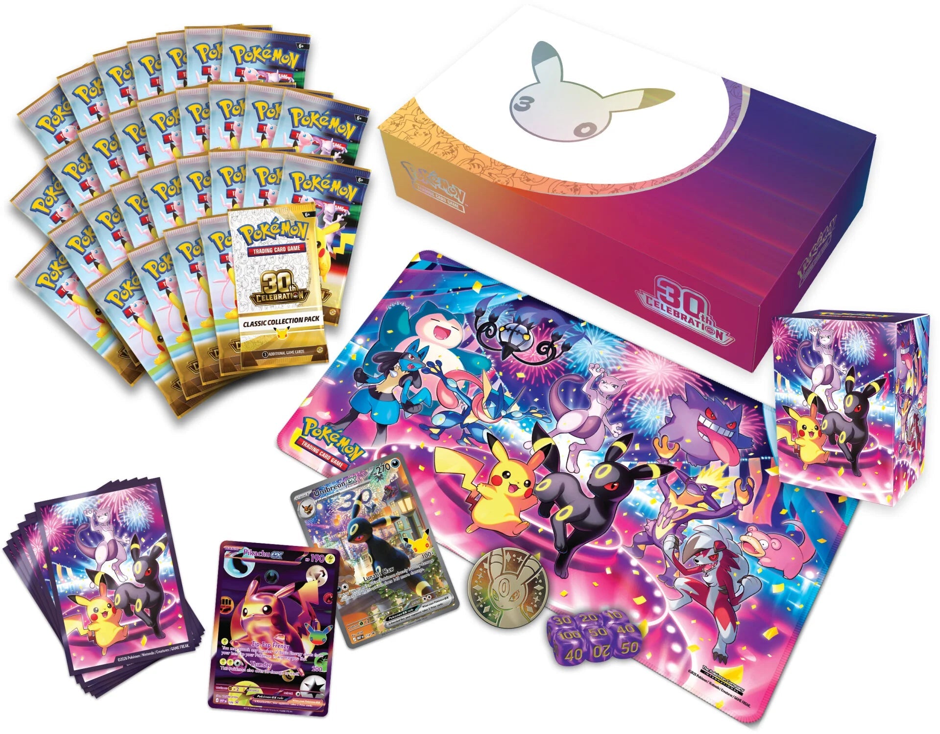 Pokémon TCG 30th Celebration - Ultra Premium Collection (Night) - Inglés