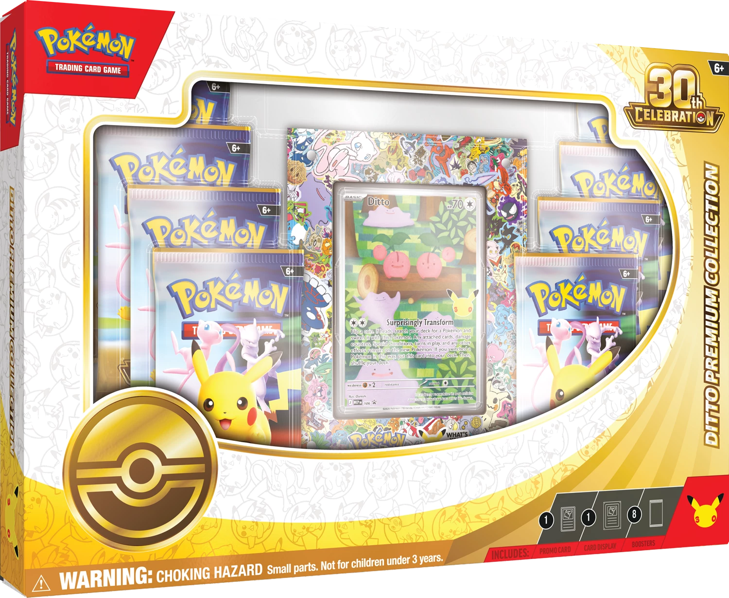 Pokémon TCG 30th Celebration - Ditto Premium Collection - Inglés